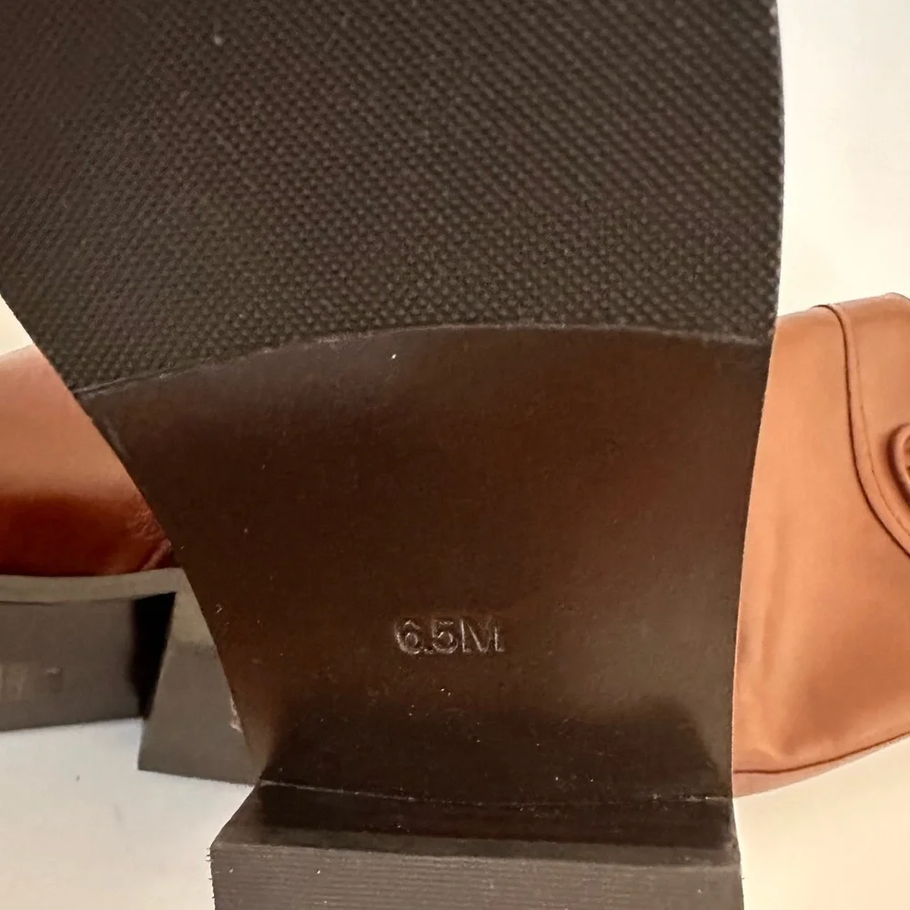 Tory Burch Brown Leather Junction Riding Boots